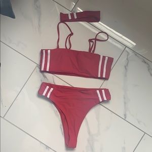 Red Sporty Bikini